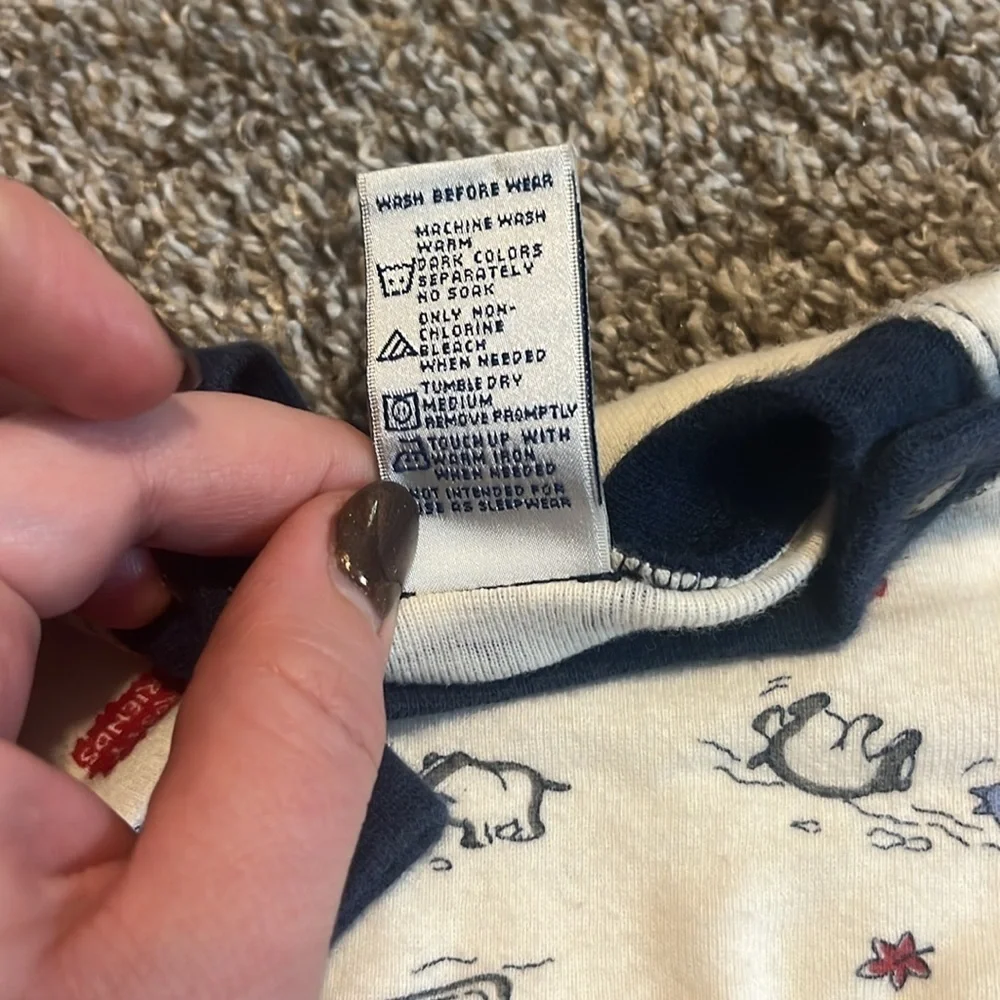 Oshkosh Infant Two Piece‎ Overalls and Long Sleeve Shirt Winter Set 0-3 Month